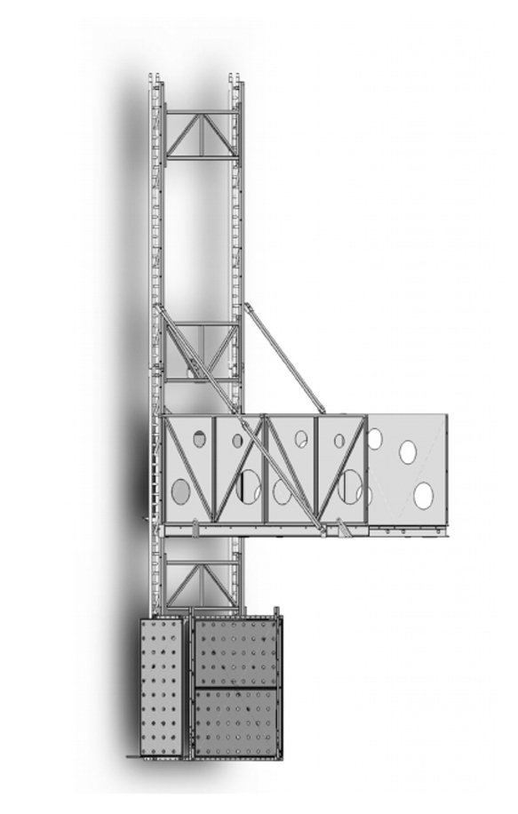 附着式升降脚手架(图1) 附着式升降脚手架(图1)
